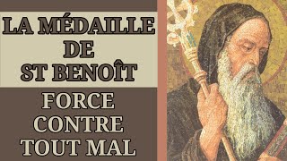 ✝️ LA MÉDAILLE de ST BENOÎT exorcisée et bénite  FORCE PUISSANTE contre le DIABLE et ses SUPPÔTS ✝️ [upl. by Aline]