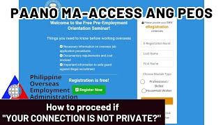 Paano Maaccess ang PEOS website [upl. by Deehan192]