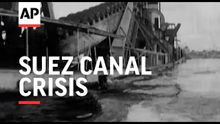 Suez Canal Crisis  1956  Movietone Moment  23 December 2022 [upl. by Onairotciv383]