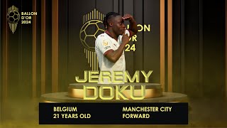 BALLON DOR 2024  JEREMY DOKU [upl. by Kosaka682]