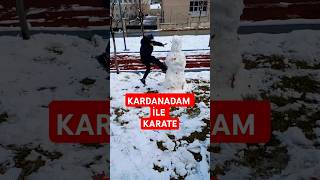 Kardan adam ile karate  ardahan [upl. by Hosea680]