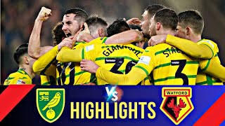 Norwich City VS Watford  Highlights  England Championship  22 September 2024 [upl. by Odlanra718]