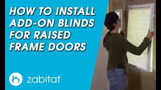 How to Install ODL AddOn Blinds for Raised Frame Doors [upl. by Aynatan]