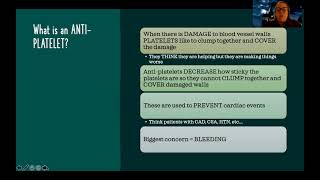 Med Surg Antiplatelet vs Anticoagulant [upl. by Illa]