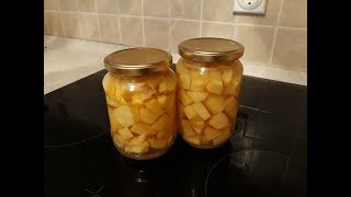 Kompot prej Ftoi  Quince Compote Recipe [upl. by Enneira]