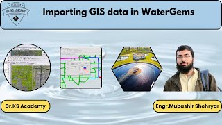 Importing GIS data in WaterGems  Dr KS Academy [upl. by Haisa]