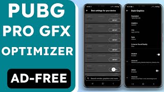 Best Free PGT PUBG GFX Optimizer App For Android [upl. by Luther]