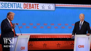 ‘You’re the Sucker You’re the Loser’ Biden Trump Spar in First Presidential Debate  WSJ News [upl. by Briney517]