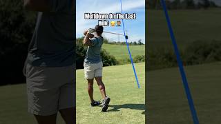 Short Game MeltDown On The Last Hole 😂🤷🏽‍♂️ golfer ytshorts golf [upl. by Karwan754]