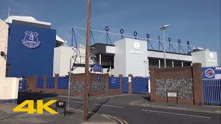 Liverpool  Everton Walk Outside Goodison Park  Everton FC【4K】 [upl. by Stacee]