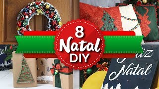 8 IDEIAS INCRÍVEIS PARA O NATAL  DIY DECORAÇÃO NATALINA  Do Sofá [upl. by Nallaf]