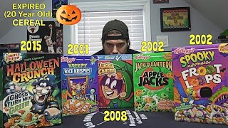 20 Year Old Halloween Cereal Taste Test  LA BEAST [upl. by Doerrer643]