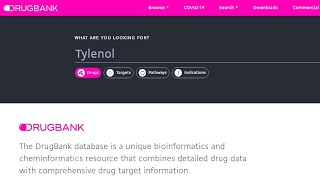 DrugBank Database Bioinformatics Tutorial  Bioinformatics Practical to get drug target info [upl. by Vidal694]