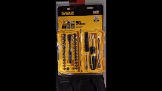 DeWALT 50 piece tool set  GOOD KIT FOR AN ATV [upl. by Sage283]