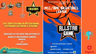 Montserrat Secondary School Basketball ALLSTAR GAME Sponsored by BML [upl. by Richie]