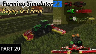 Farming Simulator 23  Buying Last Farm in FS23 mobile  Silage making process  Amberstonepart29 [upl. by Karlow]