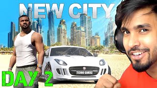 MY 2ND DAY IN NEW GANGSTER CITY  GTA 5 155 [upl. by Rutra]