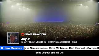 Techno DJ Mix set by Jayx  Dj Set Podcast Episode 19 – From Yatagan Records – Italy [upl. by Enogitna]