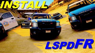 LSPDFR GTA 5 How To Install  LSPDFR [upl. by Schalles]