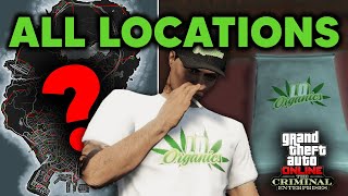 LD Organics Products Collectibles ALL 100 Locations Complete Guide  GTA Online Criminal Enterprises [upl. by Columba2]