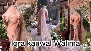 Iqra kanwal walima look  sistrology walima [upl. by Anoniw]