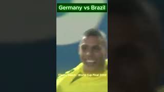 Germany vs Brazil Classic Match World Cup Final 2002 sports youtubeshortsgermanvsbrazil [upl. by Ateuqram866]