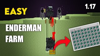 Simple Enderman XP farm 117 Minecraft BedrockPocket Edition  MCPE JAVA Xbox PS4 Switch [upl. by Katharyn]