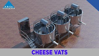 Mozzarella Cheese Vats  AZHAR amp CO  Dairy Machine Manufacturing in Pakistan [upl. by Fara]