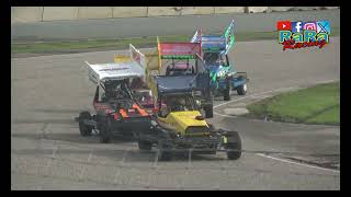 Stockcar F2 junioren heat 3  Dutch open stockcar 2024 NOV Lelystad Midland circuit  RaRaRacing [upl. by Aline454]