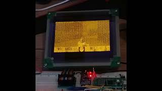 Doom on an RPi picow with an ElectroLuminescent industrial display shorts [upl. by Akcinahs98]