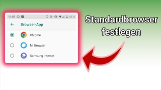 Android Smartphone So kannst du den Standardbrowser ändern amp festlegen [upl. by Cheyne707]