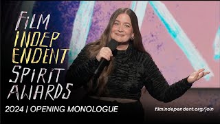 OPENING MONOLOGUE  AIDY BRYANT  2024 FILM INDEPENDENT SPIRIT AWARDS [upl. by Lletniuq518]