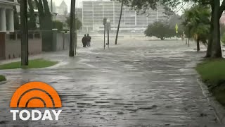 Hurricane Helene crashes into Florida as Category 4 storm [upl. by Jaquelyn]