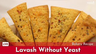 Lavash  Lavash Recipe without yeast  Quick Healthy Snacks  Lavash crackers [upl. by Fredie]