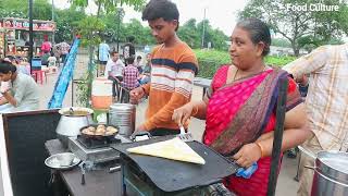 Different type ke Tava pe Dosa bana ke Famous ho rahi South Indian Aunty  Food Culture [upl. by Boulanger120]