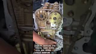 TIMING SETTING FOR A TOYOTA LAND ROVER 2016 NEW MODEL FULLY RUNNING 📹 🎥 indonesia usa machine [upl. by Durstin]