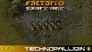 EP01  Factorio SpaceAge  Getting Started  Lets Play [upl. by Yretsym]