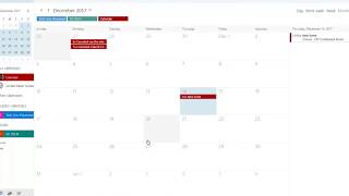 Office 365 Calendar  Create New Event and Reminder [upl. by Wendolyn]