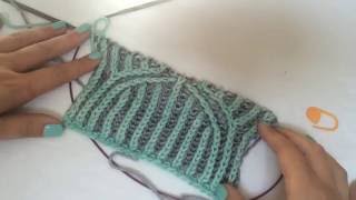 Knitting Tutorial Basics of twocolor Brioche [upl. by Eduard]