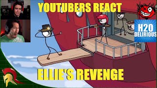 YouTubers React To Ellies Revenge  The Henry Stickmin Collection Completing The Mission Save Slate [upl. by Earised]