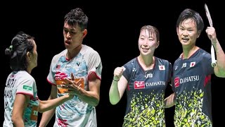 Badminton Mixed Doubles  TanLai MAS vs WatanabeHigashino JPN  Japan Master 2024 [upl. by Ogilvie]