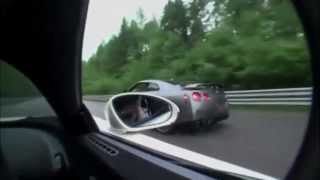 Nissan GTR vs Bugatti Veyron HD [upl. by Ettegirb]