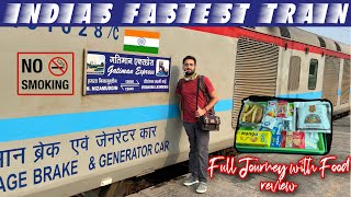 GATIMAAN EXPRESS Chair Car Food Review  Delhi to Jhansi Full Journey  Indian Railways  Train Vlog [upl. by Proulx]