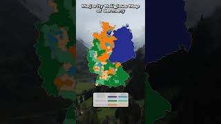 Majority Religious Map of Germany 🇩🇪 [upl. by Kimmy308]