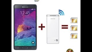 Samsung Galaxy Note 4 Dual SIM  2 or 3 SIM active at the same time on your Samsung Galaxy Note 4 [upl. by Nesila990]