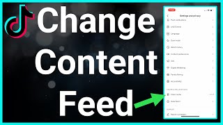 How To Change Content On TikTok Feed [upl. by Alguire904]