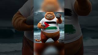 Kucing Melempar Tentara cat catvideos cartoon palestine catshorts israel funny comedy cats [upl. by Ezri]