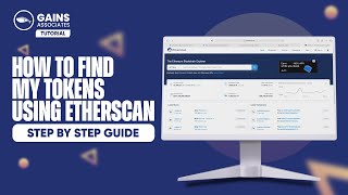 🔴ETHERSCAN How to Find Your Tokens  StepbyStep Instructions [upl. by Jilly935]