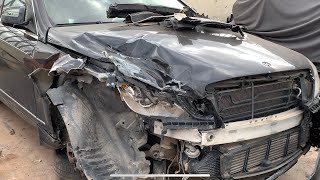 Réparation carrosserie et peintures au four Mercedes C 205 Accident grave 🥰✅💥🤩 [upl. by Rici]