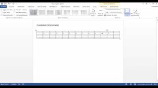 Word 2013  Comment faire un tableau de planning en moins de 4 min [upl. by Janiuszck]